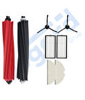ROBOROCK Q8 MAX , Q8 MAX+ UYUMLU 1 Ana Fırça 2 Yan Fırça 2 Filtre 2 Mop