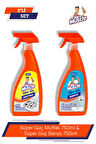 Mr.Muscle Süper Güç Mutfak 750ml & Mr.Muscle Süper Güç Banyo 750ml