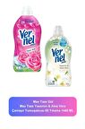 Vernel Çamaşır Yumuşatıcısı Max Taze Gül  Max Yasemin & Aloe Vera 60 Yıkama 1.44 L