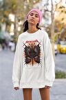 Metallica Baskılı Unisex Oversize Rock Metal Sweatshirt
