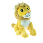 Peluş Aslan Erkek Aslan Sevimli Oturan Aslan 45 Cm