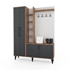 Berlin Portmanto - Atlantik Çam - Antrasit 