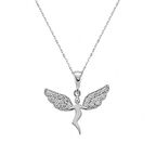 Gümüş Meleğim Kadın Kolye
