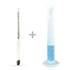 Alla Dual 0-100 Alkolmetre ve 250ml Plastik Mezür Seti