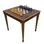 Satranç Masası Çekmeceli Ceviz