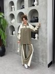 Alina Premium TNSL Kumaş Oversize Alt Üst Pantolonlu İkili Takım - Tesettür Uyumlu Spor Takım