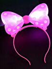 Mickey Mouse Led Işıklı Taç Pembe Çocuk Taç