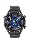 Watch Ultimate Max 4D Akıllı Saat 49"mm IP67 Full HD Ekran Sesli Arama NFC x3 Kordonlu Metal Deri Silikon