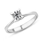 0.39 Karat E Renk HRD Sertifikalı Pırlanta Tektaş Yüzük PR430