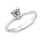 0.36 Karat D Renk HRD Sertifikalı Pırlanta Tektaş Yüzük PR486