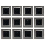 Ovivo Quantum Bakır Topraklı Priz 12'li Paket (Çerçeve Dahil)