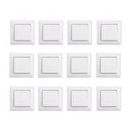 Günsan Visage Beyaz Anahtar 12'li Paket (Çerçeve Dahil)