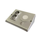 Nisa 3 Watt Tezgah Altı Plastik Priz E2130 Gri BEYAZ IŞIK