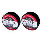 2 Adet ACK Siyah İzole Bant 0.13X19MMX8YDS