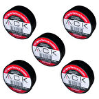 5 Adet ACK Siyah İzole Bant 0.13X19MMX8YDS