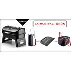 Guruss Go & Grill Barbekü mangal TAMSET Yeşil