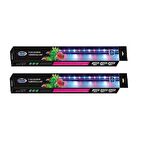 Aqua Master Akvaryum Su İçi Led Lamba 45 cm Pembe-Beyaz