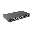 Ruijie Reyee RG-ES110D-P 8 Port Poe 2 Gigabit Uplink Metal Kasa Poe Switch 110W
