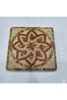 Dekoratif Figürlü Doğal Taş Banyo Gider Kapağı Süsü Tekli 10x10 Cm Model 40