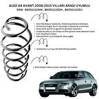 2008-2015 Audi A4 Avant İçin Standart Yay ST102005R - 2 Adet Arka Helezon Yay Takımı