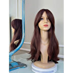 Kadınca Peruk Geliştirlmiş Vip Seri Kahve Kızıl Peruk Kızıl - Kahve PRK382