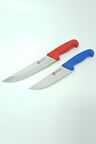 SürLaz Sürmene Bıçağı Seti 2'li Kırmızı - Mavi 