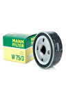 Man W75/3 Yağ Filtresi Megane I, Iı, Iı, Clıo I, Iı, Iı,fluence,kangoo, R9-19,logan,sandero,duster