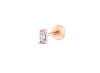 Marquise 0,12ct Pırlanta Piercing-Tragus