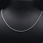 Tilkikuyruğu Zincir 925 Ayar Gümüş 1 MM