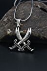 Hz. Ali Zülfikar Kılıcı Gümüş Kolye Zincir 925 Ayar