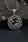 Yılan Figürlü Gümüş Kolye Zincir 925 Ayar