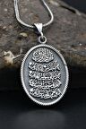 Nas Suresi 925 Ayar Gümüş Kolye Zincir 