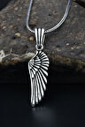 Kolye Zincir Kanat Motifli 925 Ayar Gümüş 902066