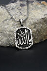 Ya Allah Yazlı 925 Ayar Gümüş Kolye Zincir 902394