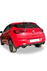 Opel Astra K 2016 Sonrası Uyumlu Arka Tampon Eki   Difüzör