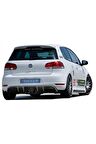 Volkswagen Golf 6 Uyumlu 2009-2012 Arka Tampon Eki - Difüzör