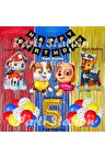 Paw Patrol Balon Set 5 Yaş Paw Petrol Marshall Chase Skye Rubble Doğum Günü Parti Folyo Balon Seti