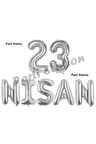 23 Nisan Balon Set Türk Bayrağı Balon 23 Nisan Süsleme Malzeme 23 Nisan Parti Seti 2