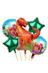 Dinozor Trex Balon Set Dinozor Konsept Helyum Balon Set Dinozor Doğum Günü Set