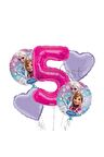 Frozen Balon Set Karlar Ülkesi Folyo Balon Set Konsept Doğum Günü Set 5 Yaş Balon