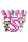 Lol Surprise Balon Seti Lol Bebek 5 Yaş Balon Seti Lol Doğum Günü Parti Seti