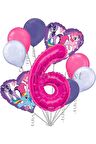 My Little Ponny Balon Set My Little Ponny Folyo Balon Set Konsept Doğum Günü Set 6 Yaş Balon