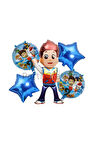 Paw Patrol Ryder Balon Set Paw Patrol Ryder Konsept Doğum Günü Parti Balon Set
