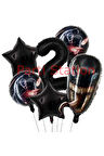 Zehirli Öfke Venom 8 Yaş Doğum Günü Balon Set Venom Tema Doğum Günü Parti Balon Set