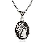 Gümüş Çerkes Erkek Kolye