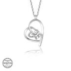 Swarovski Taşlı Gümüş Ayyıldız Kadın Kolye