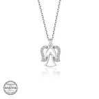 Swarovski Taşlı Gümüş Kelebek Kadın Kolye