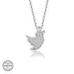 Swarovski Taşlı Gümüş Sırataş Kadın Kolye
