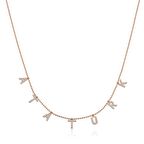 Gümüş Atatürk Yazılı Kadın Kolye