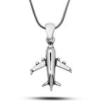 ​Gümüş Uçak Kolye